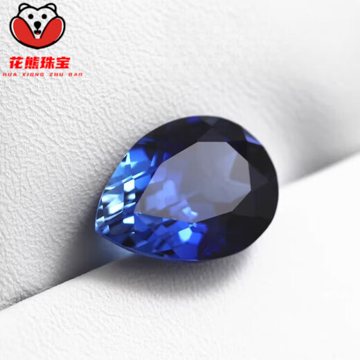 Pangdonglai quality tanzanite bare stone drop-shaped pear-shaped tanzanite sapphire ring pendant can be processed for precision drop-shaped-3X5mm