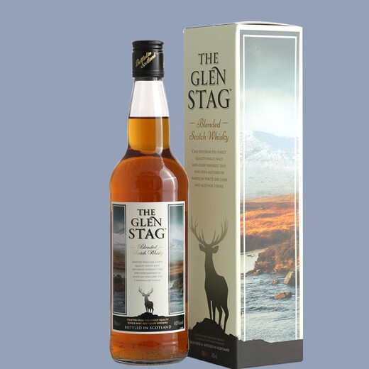哈特兄弟THE GLEN STAG格兰萨戈 苏格兰三年调和威士忌 英国原瓶进口洋酒 700ml单支装
