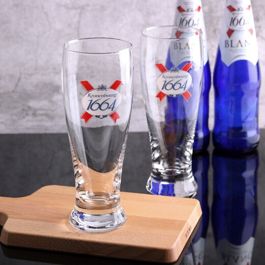 Multiple styles of lead-free glass beer mugs with logo, craft beer mugs, American IPA pint mugs, star rocket mugs, explosion mugs, various beer mugs, 1664 beer mugs, 410ML 2 pcs