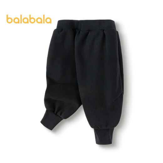 Balabala children's clothing baby pants baby trousers boys casual pants girls 2025 children's clothing plus velvet 208125108208