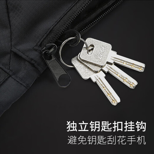 ESCASE Running Waist Bag Men's Lightweight Sports Fitness Hanging Waist Mobile Phone Bag Women's Safety Night Running Multifunctional Equipment Large Capacity Water-Repellent Belt MP14Pro Black