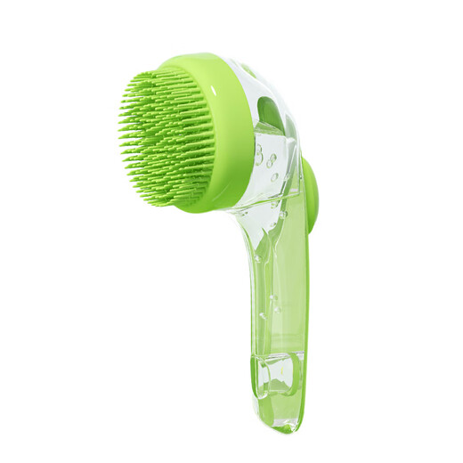 Qi Oh Pet Dog Bath Brush Cat Bath Brush Silicone Bath Extended Massage Brush Artifact Dog Bath Supplies Upgraded Pet Bath Brush - Green