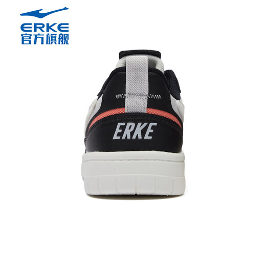 Hongxing Erke Board Schuhe hochtop dicker Sohle lässig Sport kontrastierende Farbe Vielseitiger Trend Frauen Spleiß Skateboard Schuhe Street Fashion Casual Schuhe Gummi -Knospen Weiß/Schwarz 1392 35