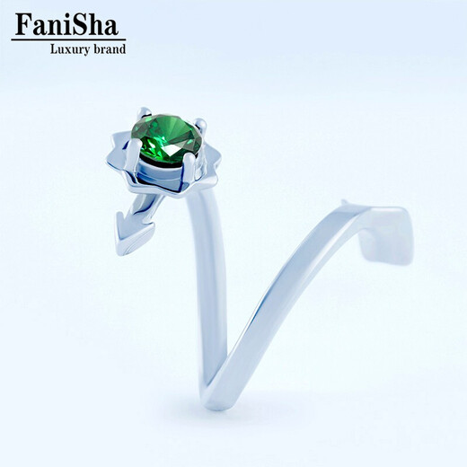 Fanesa's Arrow of Guardian Couple's Ring 925 Silver Ring Female Elf Throne Ring as a Birthday Gift for Boyfriend and Girlfriend Female Model