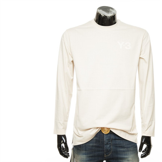 Y-3/Y3 300 Good Products Men's Simple-Fashionable y Evergrande Casual manga larga Camiseta redonda FN3361 Off-White HG6228 M