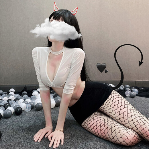 瑰若性感睡衣夫妻刺激制服纯欲情趣床上诱惑攻速战袍内衣 7029角色扮演jk女仆装兔女郎包 秘书睡衣性感方便房事女大