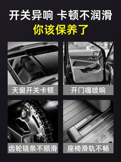 Special grease for automobiles, white oil handle for car door noise, maintenance grease for car windows and sunroof track hinges, 100g automobile grease - 1 bottle