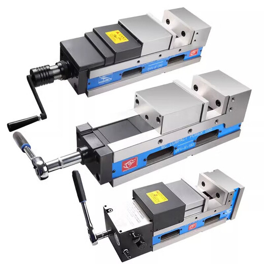 OZO Eagle MC Power Booster Vise Machining Center Precision Flat Neck Pneumatic Hydraulic Angle Fixed Bench Vise Clamp 6-inch MC Power Booster 300mm Standard Type