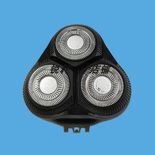 适用超人剃须刀头RS7372 7371 7375 7376刀网配件366上盖支架卡门 黑色：上半部分(含刀片)