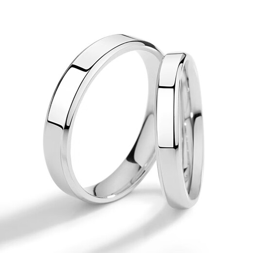 MZMZ platinum ring for men pt950 platinum ring knot proposal ring for couple Double Eleven birthday gift for girlfriend local warehouse/next day delivery - light luxury flat live couple ring hot item