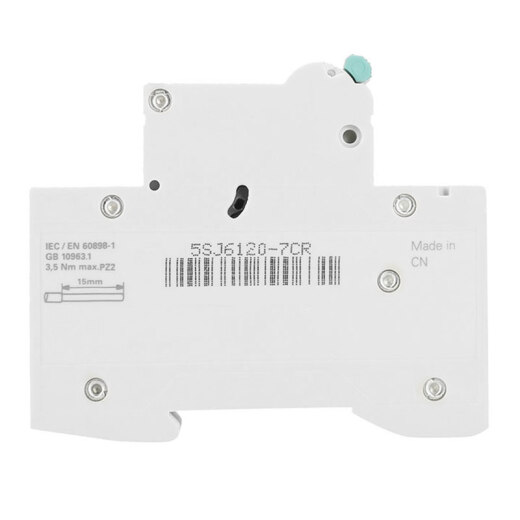 Siemens air switch household circuit breaker 1P single in single out 20A standard circuit breaker 5SJ61207CR