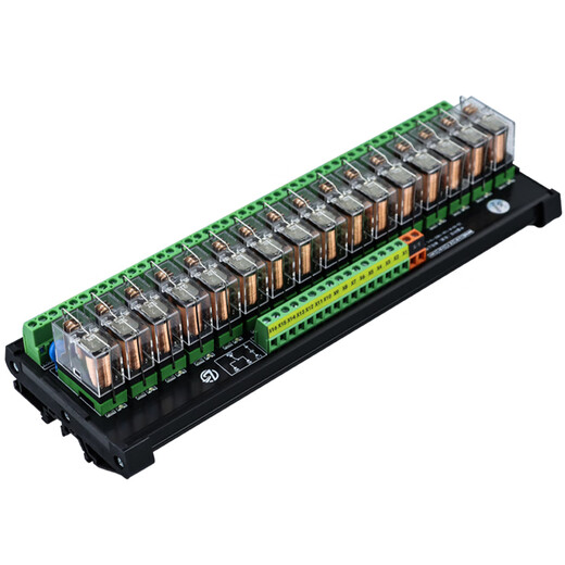 Relay module module 12V 24V combination control board PLC intermediate relay isolation amplifier board 10 channels 24V DC one open and one closed 10A