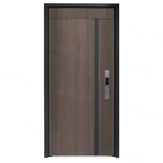 美克杰甲级防盗门家用安全门入户门进户门指纹锁极简木纹子母门ouli 不不包安装+机械锁(货运站自提) 单门1970X860外包外开