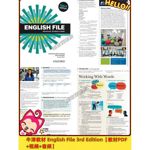 MB1593 Oxford Lehrbuch Englische Datei 3. Ausgabe Lehrbuch PDF+Video+Audio Intermediate-Plus