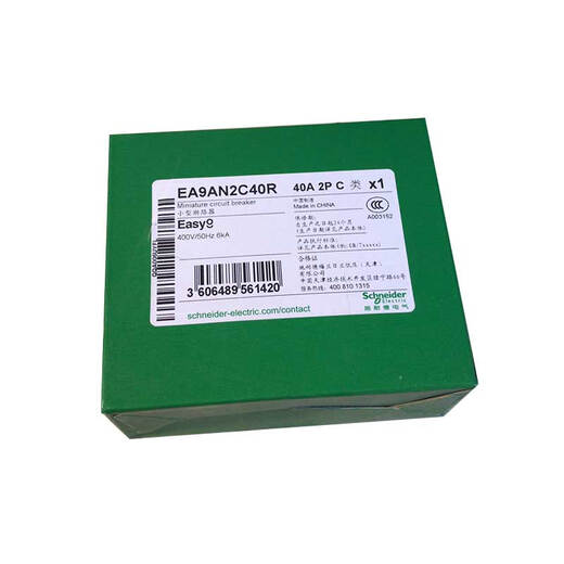 施耐德电气 空气开关 2P C40A 家用微型断路器双进双出总闸 空开 EA9AN2C40R