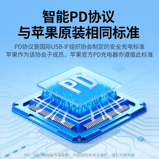 Green Alliance 3C certified Apple charger head set GaN PD20W fast charging head + Type-C data cable for iPhone17ProMax/16Plus/15/14 PD20W Apple 8-17 fast charging head