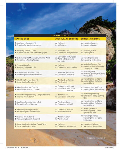 National Geographic Reading Explorer 3rd Edition Domestic Version [Niveau 3] Reading Explorer Student Book [Gift Word Dictation] CEFR B2 Middle School English Lire des documents de formation spéciaux importés Version originale [LANSI VALEUR 1050L]