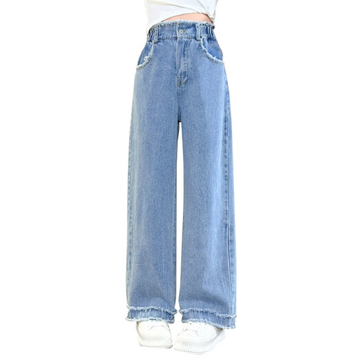 
Youyou 1 point (Yoyo one) 2025 Street Fried Girls Set Children's Autumn Clothing New Style Fashionable Children's Clothing Girl Internet Celebrity Big Children's Spring and Autumn Casual 13068 Blue + 4891 Pink Blue (Fleece Plus) 150cm