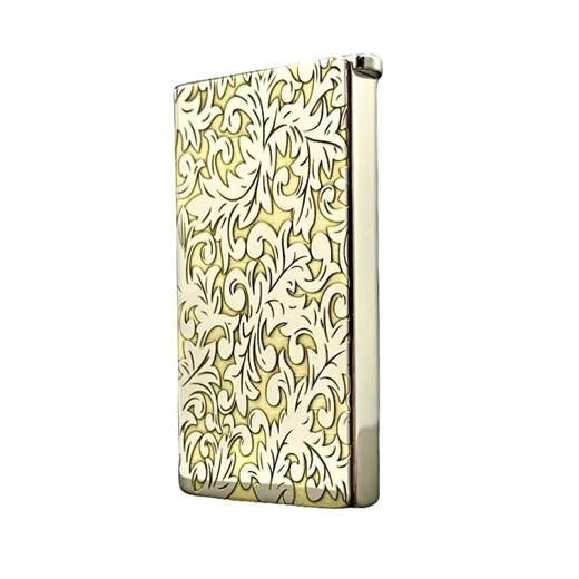 Zorro 753 Lift Ultra-Thin portable en laiton portable kérosène plus léger laser gravé en marbre intérieur doublure de daim masculin en denim fille deuxième version