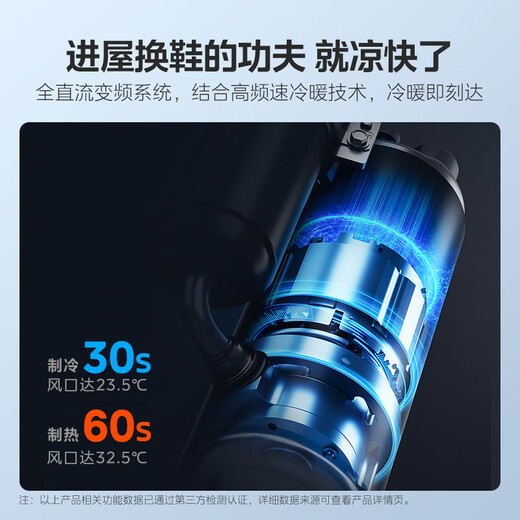 Midea Big 1 HP Zhixing III new three-level energy efficiency variable frequency heating and cooling self-cleaning wall-mounted air conditioner smart home appliances KFR-26GW/M1-3