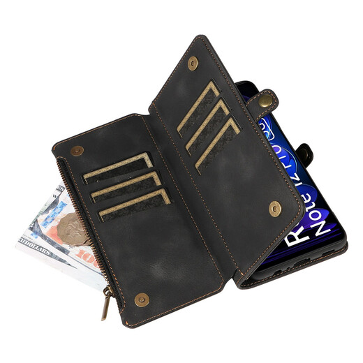 
Kailianwei is suitable for Huawei nova12 mobile phone case flip wallet model 13 11ultra 10se 9pro 8se 7i black Huawei nova12Pro