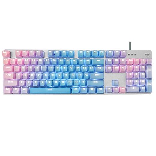 罗技（Logitech）G502 HERO+K845 电竞游戏鼠标 G502HERO阿卡丽贴纸款鼠标  K845有线机械键盘 游戏键鼠套装 K845茶轴-蓝色妖姬+G502HERO阿卡丽贴纸