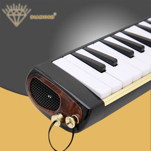 Chimei Diamond 37-Key Alto Schnurrbart Organ F-Tune Professionelle Leistungseinstellung Organ für Anfänger und Kinder 37-Key Black Alto