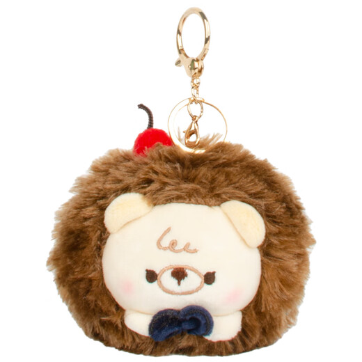 Youyou original genuine happy hedgehog plush pendant doll cute doll toys schoolbag backpack hanging decoration gift brown color send teachers and classmates students graduation gift children girlfriend wife boy girl best friend souvenir birthday gift girl gift
