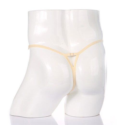 Xueche Herren Sex Tanga u konvexer sexy Umriss Herrenschutzpads mit großer Unterwäsche dünne Gürtel Doppelhose Schlaf Unterwäsche Schwarz Tanga [Privat Lieferung] 1 l [145-190jin [Jin gleich 0,5 kg]]