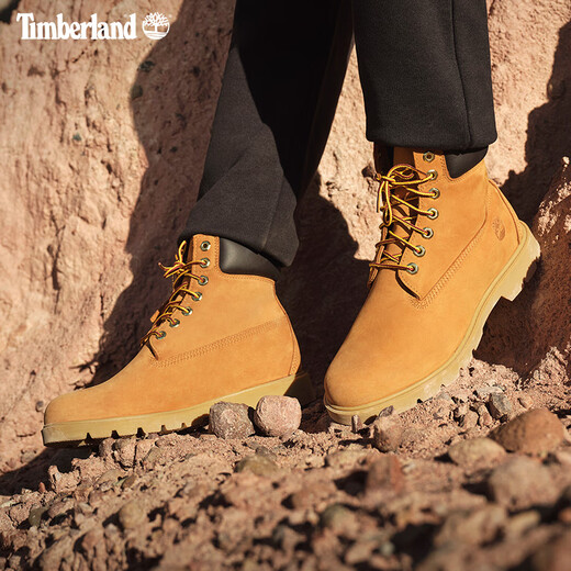 Timberland official kick-off men's shoes new big yellow boots outdoor waterproof leather is large 18094 18094W/wheat color 43