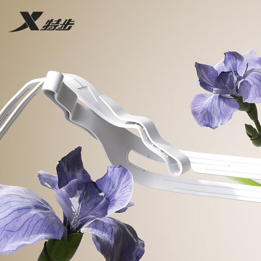 XTEP swimming goggles for men and women, high-definition anti-fog and waterproof professional training electroplated swimming goggles, frost white