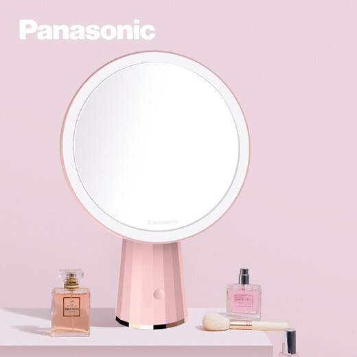 99% new Panasonic LED makeup mirror Laiying series smart mirror light makeup mirror with light portable dressing table small mirror 520 gifts Chinese Valentine's Day gift for girlfriend HHLT0640PL