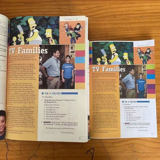 B4 Big-Character Version Nouvelle version Pensez deuxième version Cambridge Children's English Starter 12345 Niveau Dolin Paper non point non point Reading Eye Protection Dolin Paper Textbook 2 manuels B4 Big-Charge Version Niveau 3