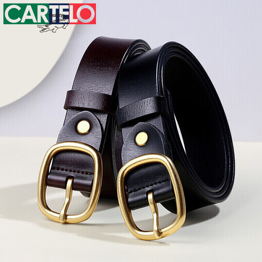 Cartelo Femme pour la ceinture coréenne de style coréen jupe décorative et pantalon décontracté simple épingle polyvalente boucle noire d'anniversaire 520 cadeau