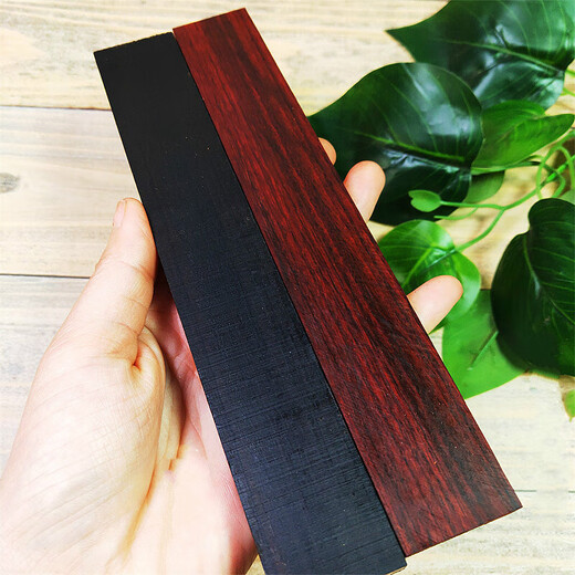 Mengyi peach wood hairpin material handmade DIY carving material peachwood hairpin material small leaf rosewood green sandalwood purple sandalwood material small leaf rosewood + purple sandalwood + drawing