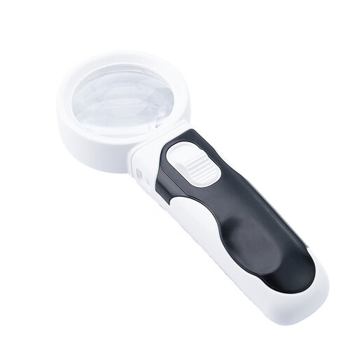 ZKHE magnifying glass with light 40 times optical lens high-definition magnifier home electronic chip motherboard mobile phone repair jewelry appraisal magnifying glass with light 37MM optical 40 times with DC LED fill light, high-definition lens