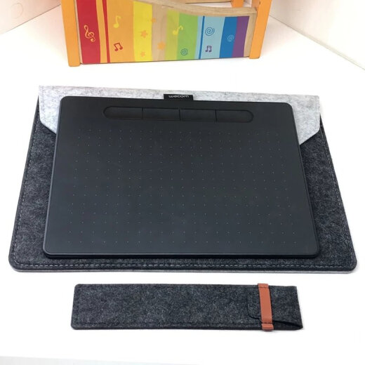 和冠（Wacom）数位板保护套CTL672/472/6100 高漫1060/M6手绘板收纳防护包 CTL472(送笔袋) 1x1cm