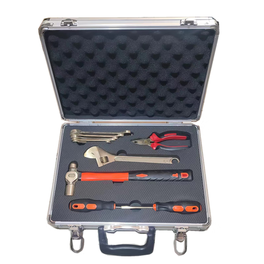 Kuiyou copper explosion-proof tool combination set non-sparking copper tools explosion-proof tool box gas station liquefied gas explosion-proof tool box 56-piece set with certificate 1-year warranty