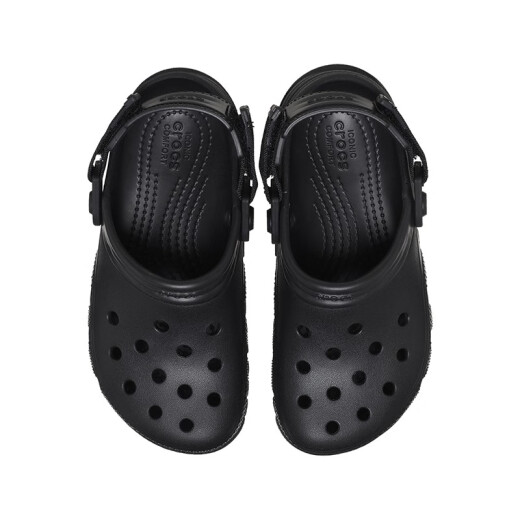 crocs卡骆驰蜗轮洞洞鞋男女同款户外休闲鞋|208776 黑色-001 41 /42(260mm)