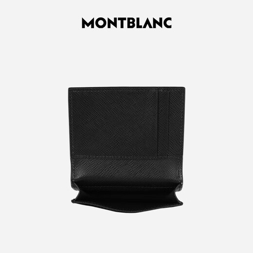 Montblanc MONTBLANC Men's Craftsmanship Series 4 Card Slots Black Card Holder 130322 Men's Gift