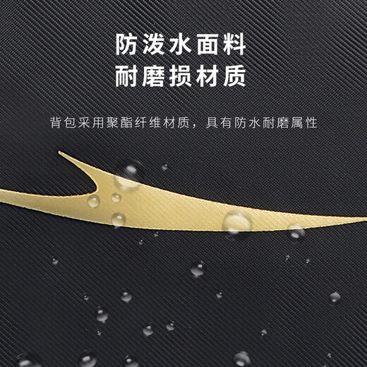 Kawasaki (KAWASAKI) badminton bag large capacity portable shoulder bag racket bag bag 3 pack A8355 black gold