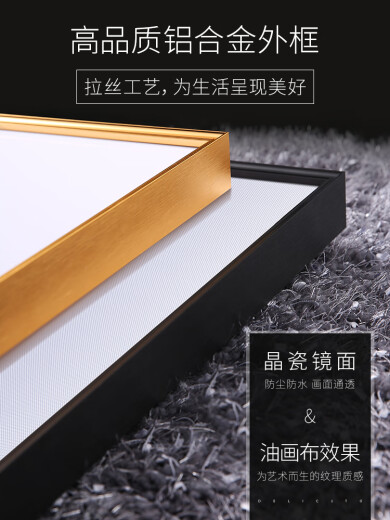 溥畔轻奢高端现代简约北欧意式客厅装饰画感三联组合壁画抽 万象回春BY-15657款 40*60*2+60*80 黑框油画布