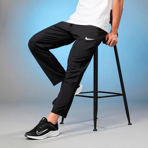 耐克（NIKE）男裤子 夏季新款直筒裤收腿运动休闲透气耐磨长裤宽松运动裤 DM6627-010/梭织快干/直筒薄款 S 165/72A