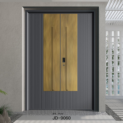 Yingyou high-definition door broken bridge system door armored door non-standard door anti-theft door entry door precision carved cast aluminum double door series All styles and sizes can be customized