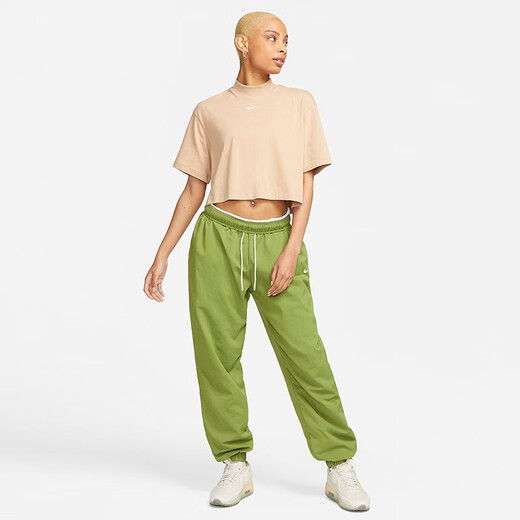 耐克（NIKE）女装 新款DRI-FIT LUXE圆领休闲运动短袖T恤DD4921-100 DQ6197-200 S
