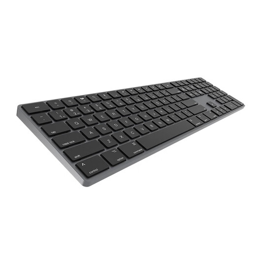 B. FRIENDit wireless Bluetooth keyboard dual-mode rechargeable, light and silent aluminum alloy computer notebook iPad tablet universal, gaming office IOS Mac system dedicated keyboard [Space gray] [Aluminum alloy] [Wired + Bluetooth dual-mode]