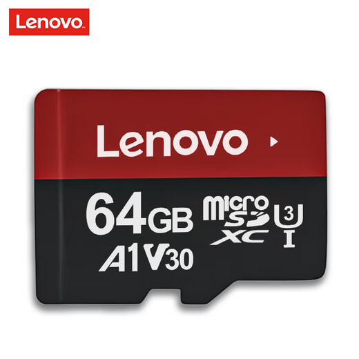 Lenovo 64 GB TF (MicroSD) Speicherkarte U3 V30 A1 Dedizierte Karte für Mobiltelefon -Tablet -Überwachung des Armaturenbretts