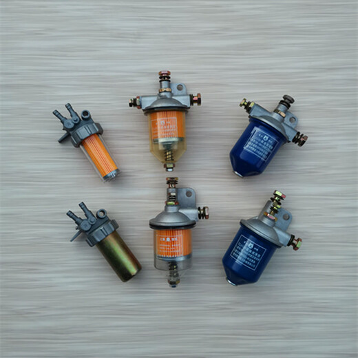 Single cylinder diesel engine diesel filter JAC 195/1105/1110/1115 new transparent sedimentation cup Shuhe Chai filter iron shell model