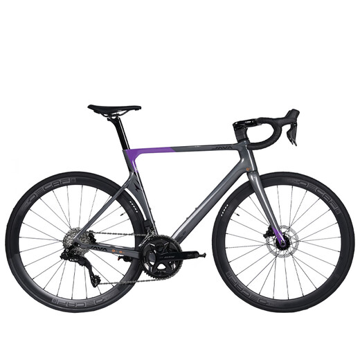 JAVA Jiawo Road Bike Carbon Fiber Oil Disc 24 Speed ​​Bending Electric Aluminum Wheel Vesuvius VESUVIO-R7170 Bright Purple [510 M] Suggested Height: 169-176(cm) [Shimano R7170 Electric Aluminum Wheel]