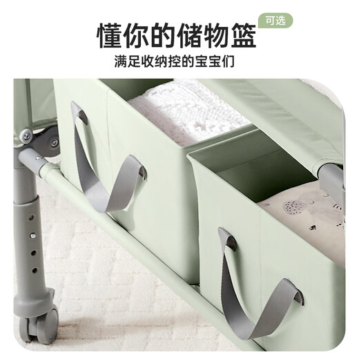 Sweeby Windel Tabelle Babypflege Tabelle Neugeborene Massage Touch Tisch Falten Sie falten Baby Windel Badewanne Quehu Grün 丨 Wasserbecken + Müll Can + Spielzeug + 2 Aufbewahrungskörbe